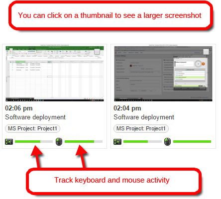 screenshots der bei microsoft project geleisteten arbeit